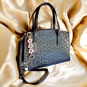 Coach Charlie 28 Signature Satchel